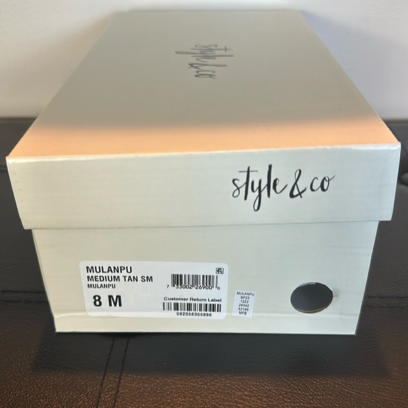 Style & Co Tan Mulan Wedges 8M - Picture 6 of 6